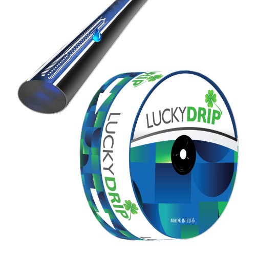 Banda de picurare Labirint, 6 mil,  D 16 mm, 10/20/30 cm, 0.8/1.6/2.4 l/h, cu fanta